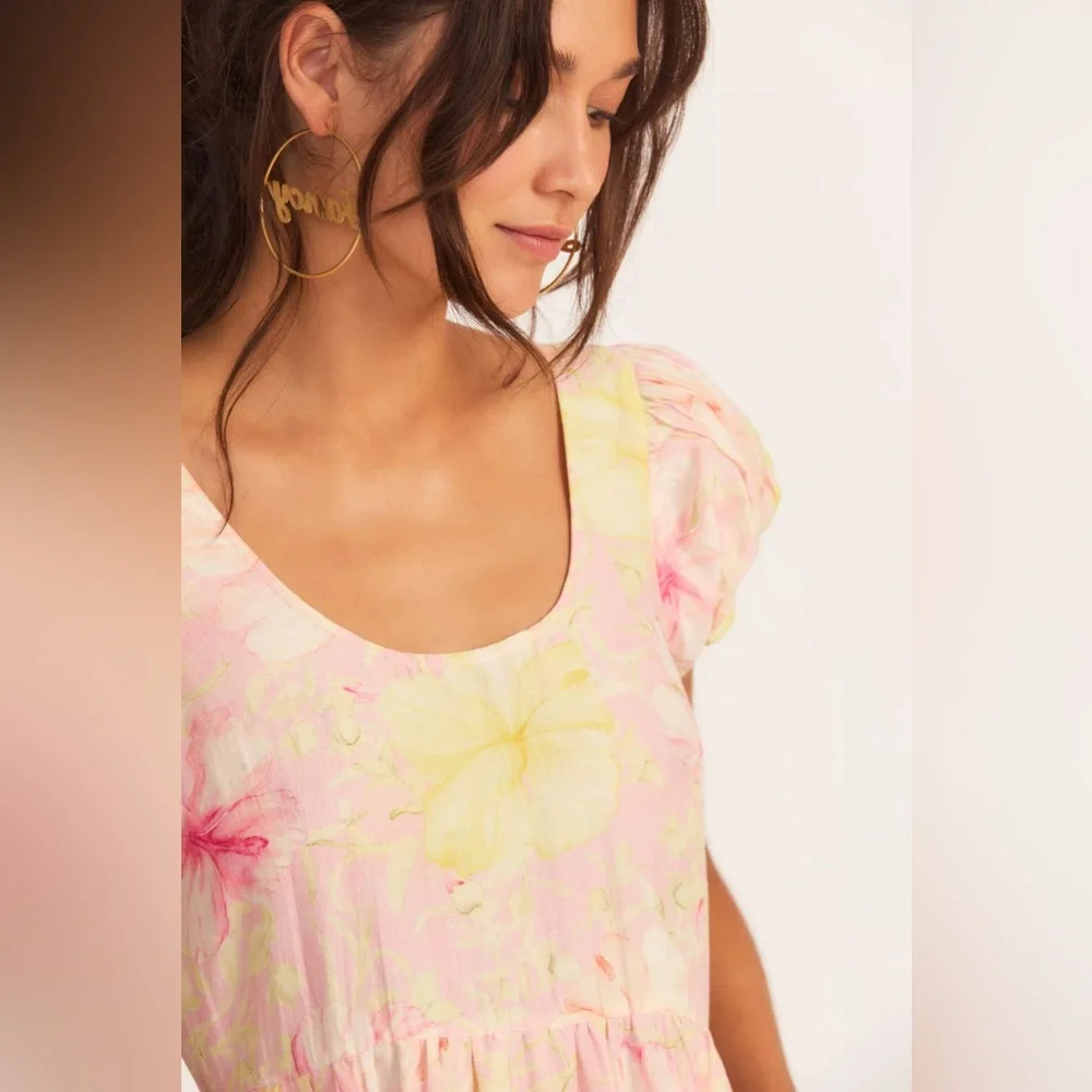 NWT $595 LoveShackFancy Karalie Cotton-silk Maxi Dress - Picture 3 of 10